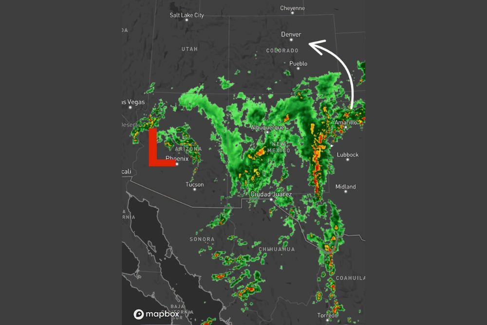 Remnants of Polo and a Low Near Phoenix Set to Wrap Heavy Moisture Into Colorado, With the Biggest Totals Favored From Denver and I-70 South