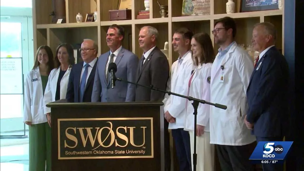 Southwestern Oklahoma State University campus in Weatherford, Oklahoma, tied to rural health funding