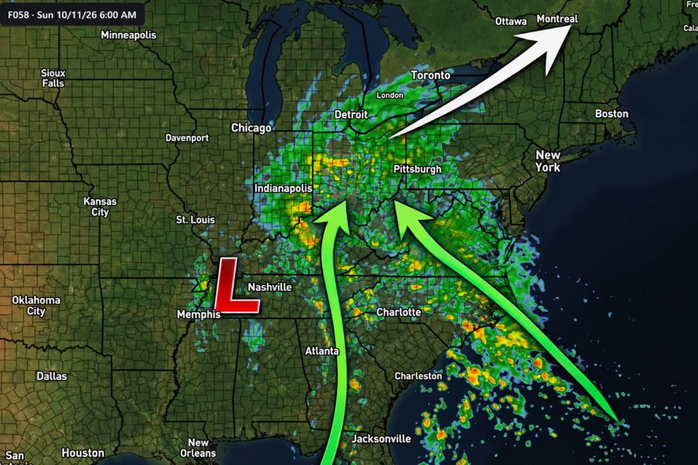 Isaias Remnants Could Bring Sunday Soaker to the Ohio Valley as Latest Models Shift Heaviest Rain Farther West and Arrive Earlier