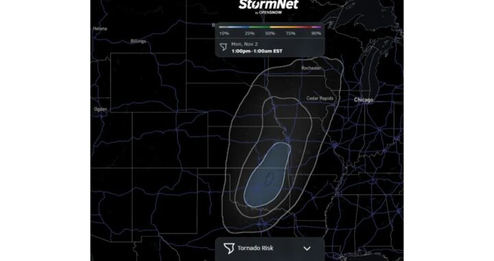 Kansas, Oklahoma and Missouri Face Growing Tornado Concern for Monday, November 2, as Forecaster Warns the Threat Could Be Higher Than Many Expect