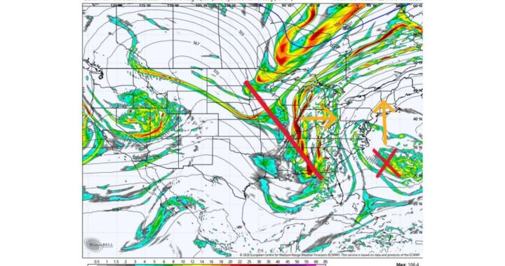 Maryland and the Mid-Atlantic Could See Rain Late Next Week as Deep Trough Heads East and a Possible Coastal Storm Forms Off the Southeast, While Election Day Stays Dry