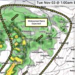 Ohio Valley, Illinois, Indiana and Michigan Set for 1 to 2+ Inches of Rain as Multiple Storm Systems Roll Through Between November 2 and November 6