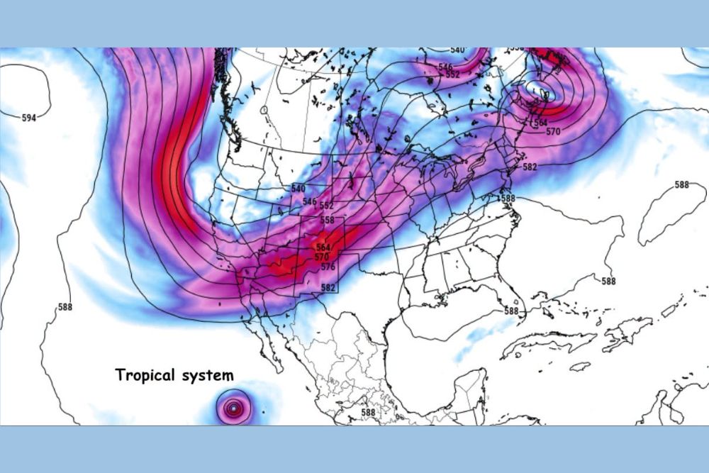 Preview of Winter? Long-Range Model Shows a Deep Trough Over the Rockies by Mid-October That Could Bring Snow From the Front Range to the Black Hills