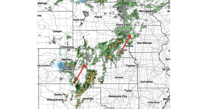 Rain Bands Stretch From the Texas Panhandle to Minneapolis Overnight, Making It Tough for Farmers to Find a Dry Window to Wrap Up Harvest