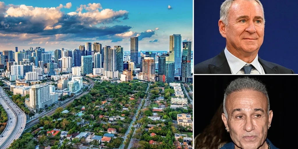 Aerial view of Wynwood in Miami where a 30-acre parcel sold for $1.1 billion